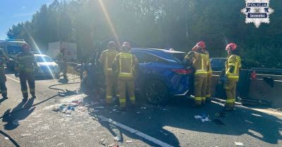 Kierowca osobówki zmarł po wypadku na S1
